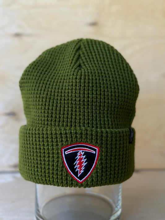 Telluride T Bolt Beanie Knit Hat Green