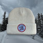 Telluride Gondola Waffle Beanie Hat - White