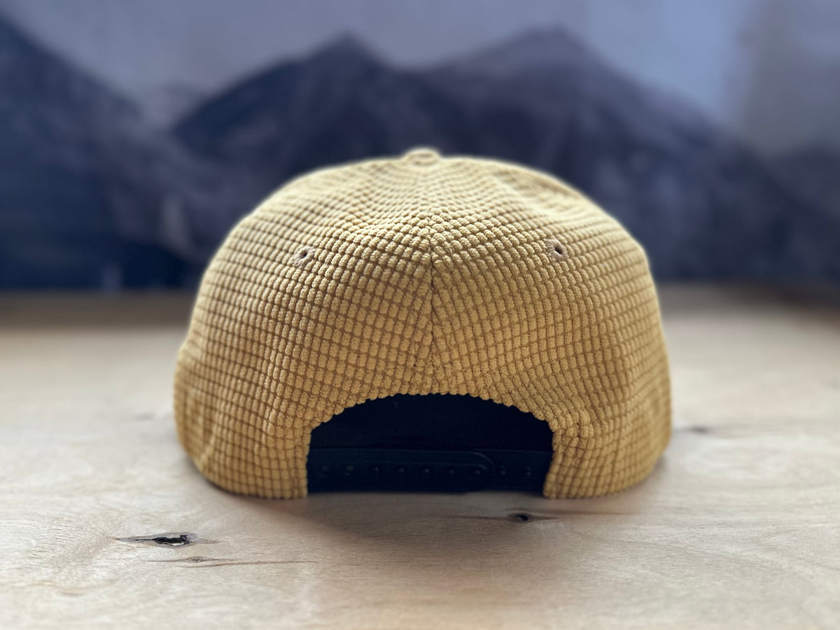 Orange Sunshine Waffle Corduroy Hat