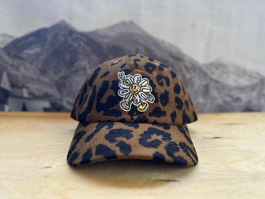 Daisy Dude Corduroy Mom Hat - Cheetah