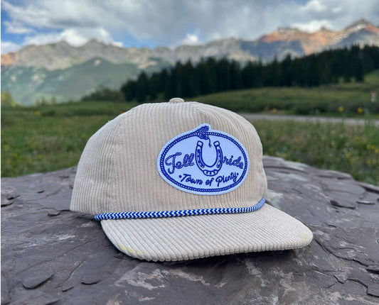 Telluride Lucky Snake Corduroy Hat - Sand