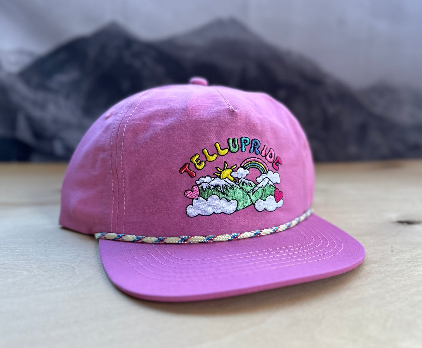 Telluride TelluPride Gay Pride Hat - Pink