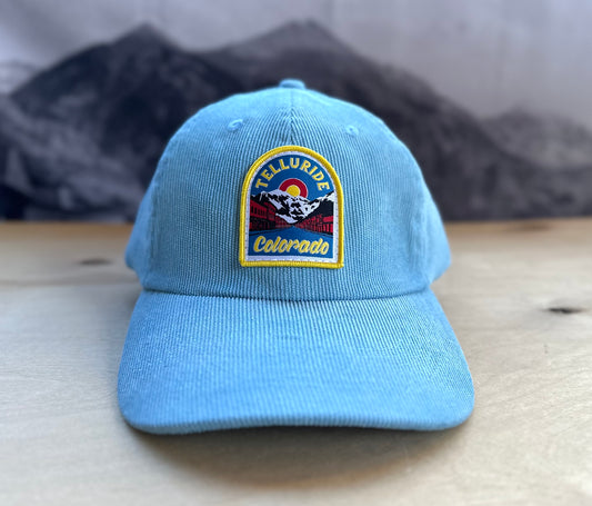 Telluride Town Blue Corduroy Dad Hat