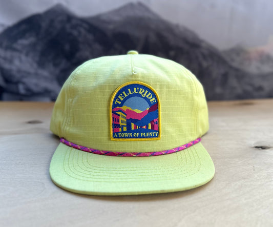 Telluride Alpenglow Ripstop Cotton Hat - Yellow