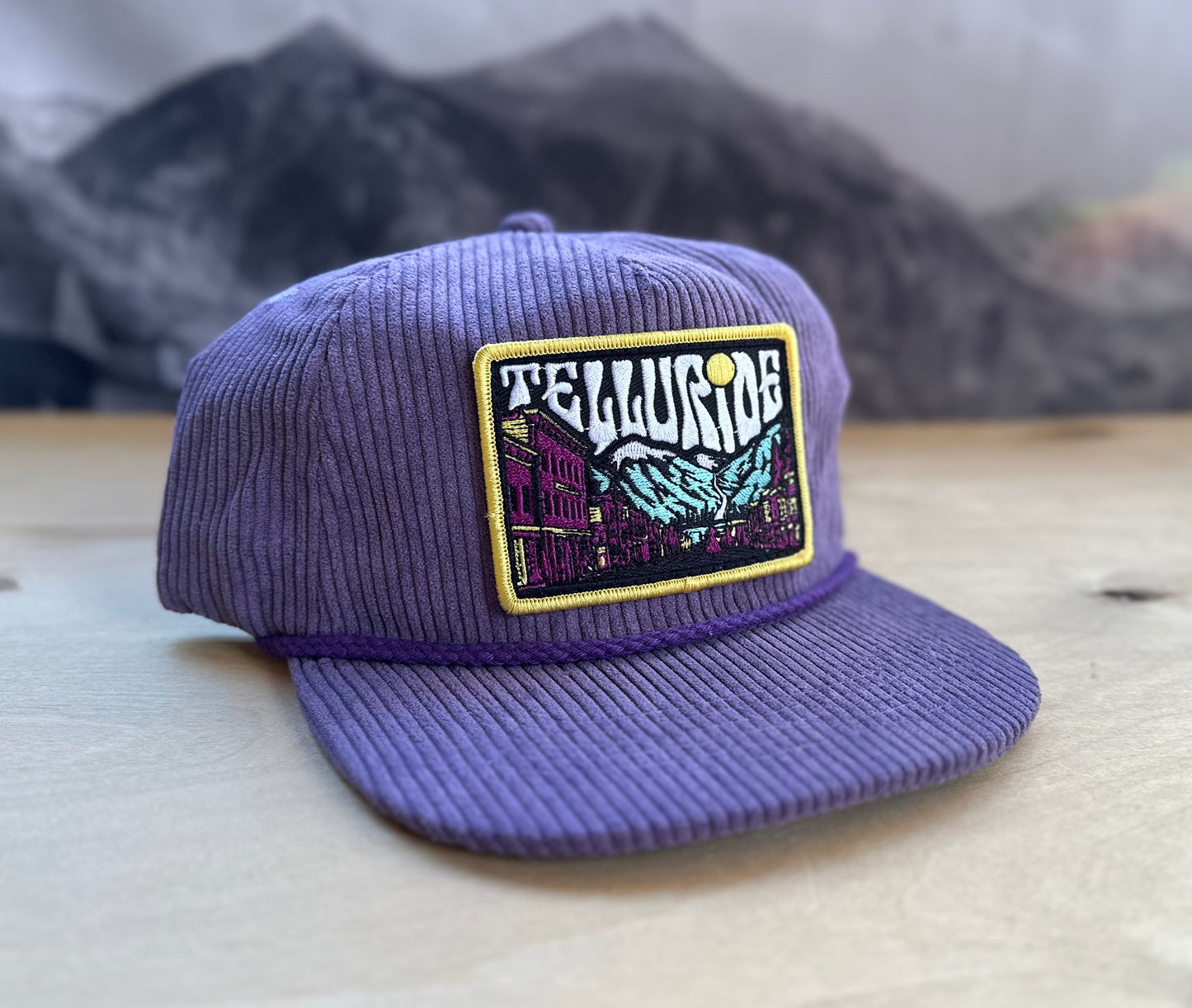 Telluride Sky Corduroy Hat- Purple