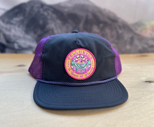 Telluride Town of Plenty Running Hat - Purple