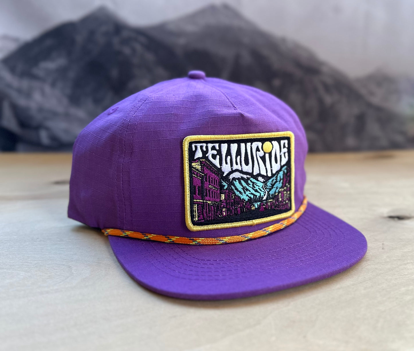 Telluride Sky Ripstop Cotton Hat- Purple