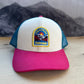 Telluride Town Red White Blue Trucker Hat