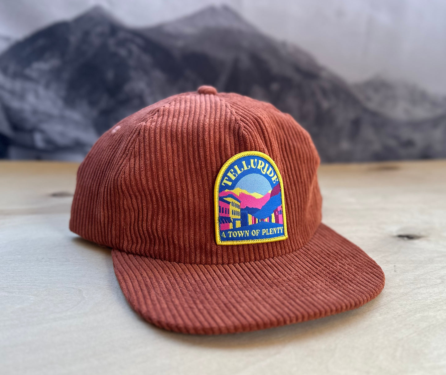 Telluride Alpenglow Corduroy Hat - Orange