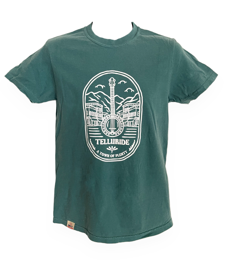 Telluride Banjo T Shirt Green