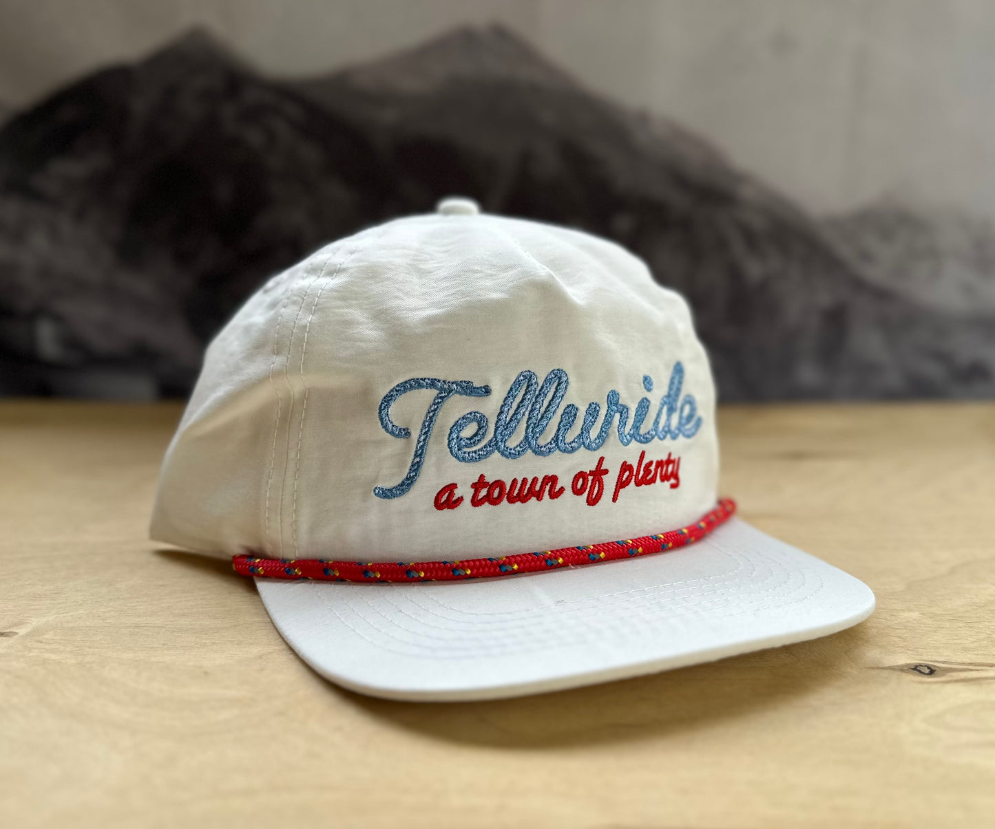 Telluride of Plenty Rope Hat - White