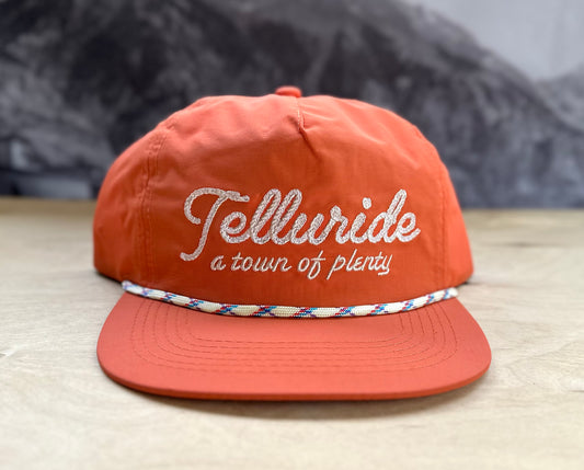 Telluride of Plenty Rope Hat - Salmon