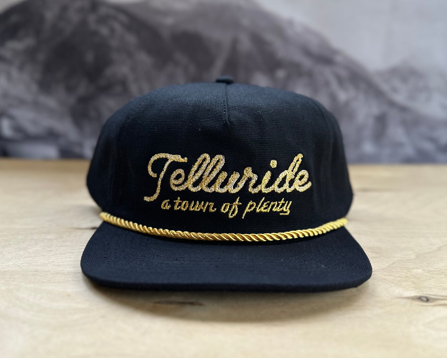 Telluride of Plenty Rope Hat - Black