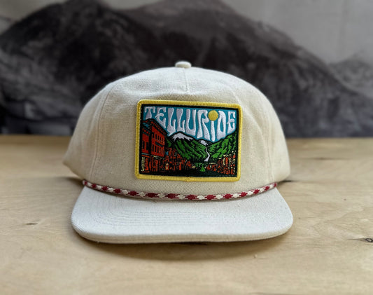 Telluride Sky Canvas Hat - White