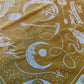 Telluride Cowboy Moon Bandana - Gold