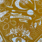 Telluride Cowboy Moon Bandana - Gold