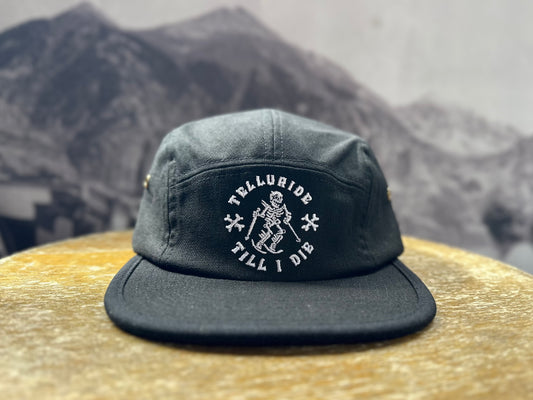 Telluride Till I Die Hat - Black Hemp