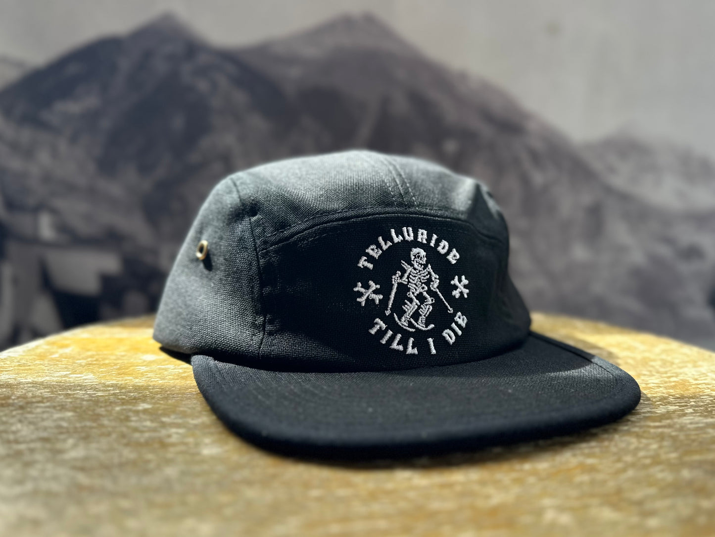 Telluride Till I Die Hat - Black Hemp