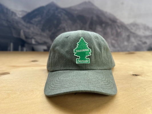 Telluride Tree Baseball Hat - Green