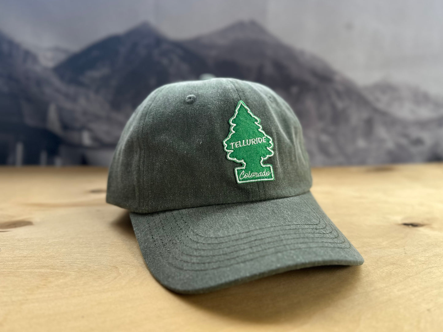 Telluride Tree Baseball Hat - Green
