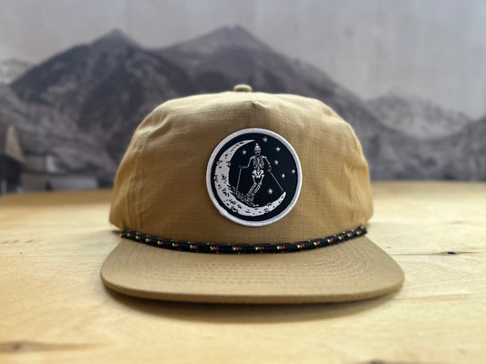 Ski Moon Ripstop Cotton Hat - Sand