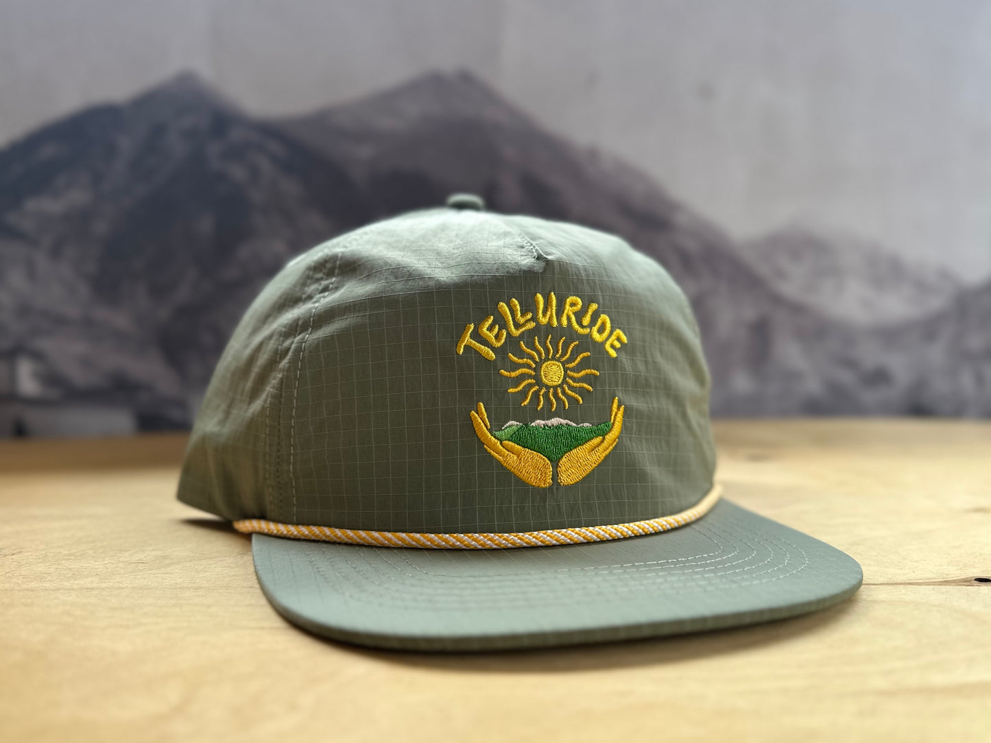 Telluride Valley Ripstop Nylon Hat - Olive Green
