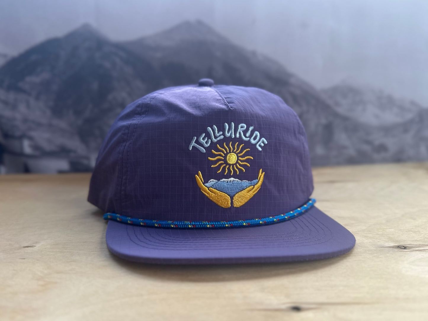 Telluride Winter Sun Ripstop Nylon Hat - Purple
