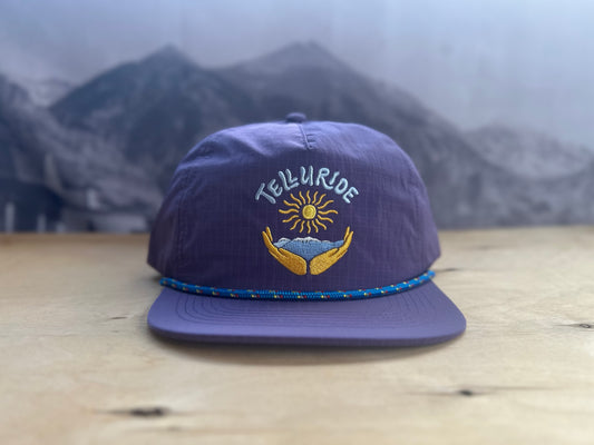 Telluride Winter Sun Ripstop Nylon Hat - Purple