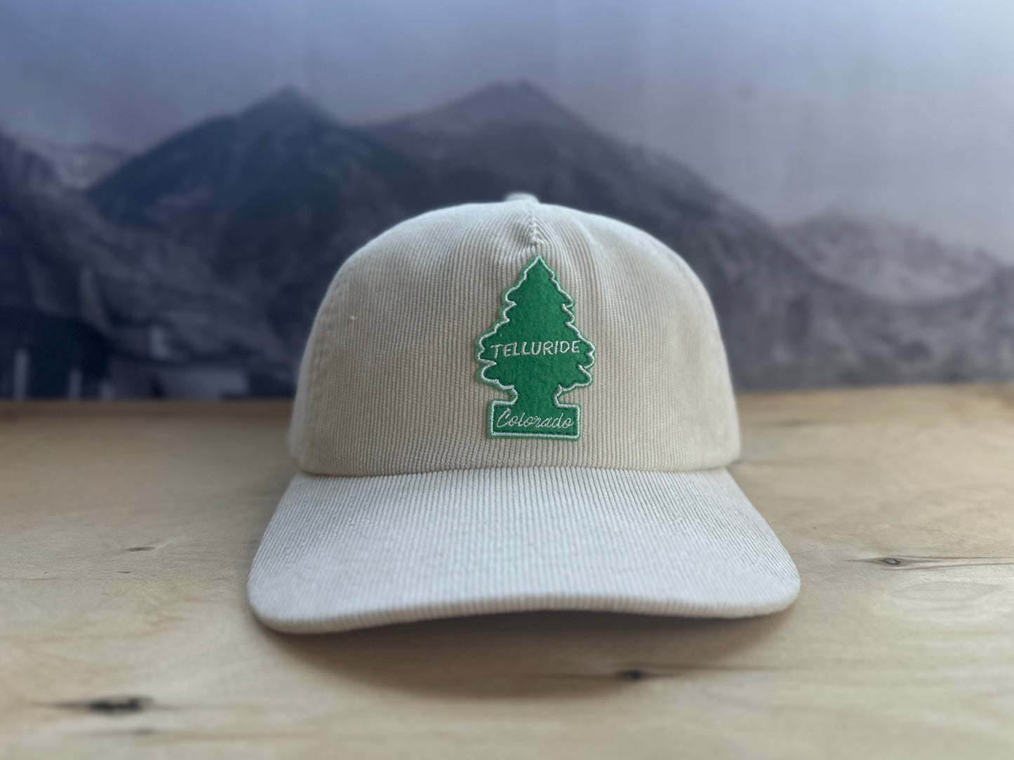 Telluride Tree Corduroy Hat - White