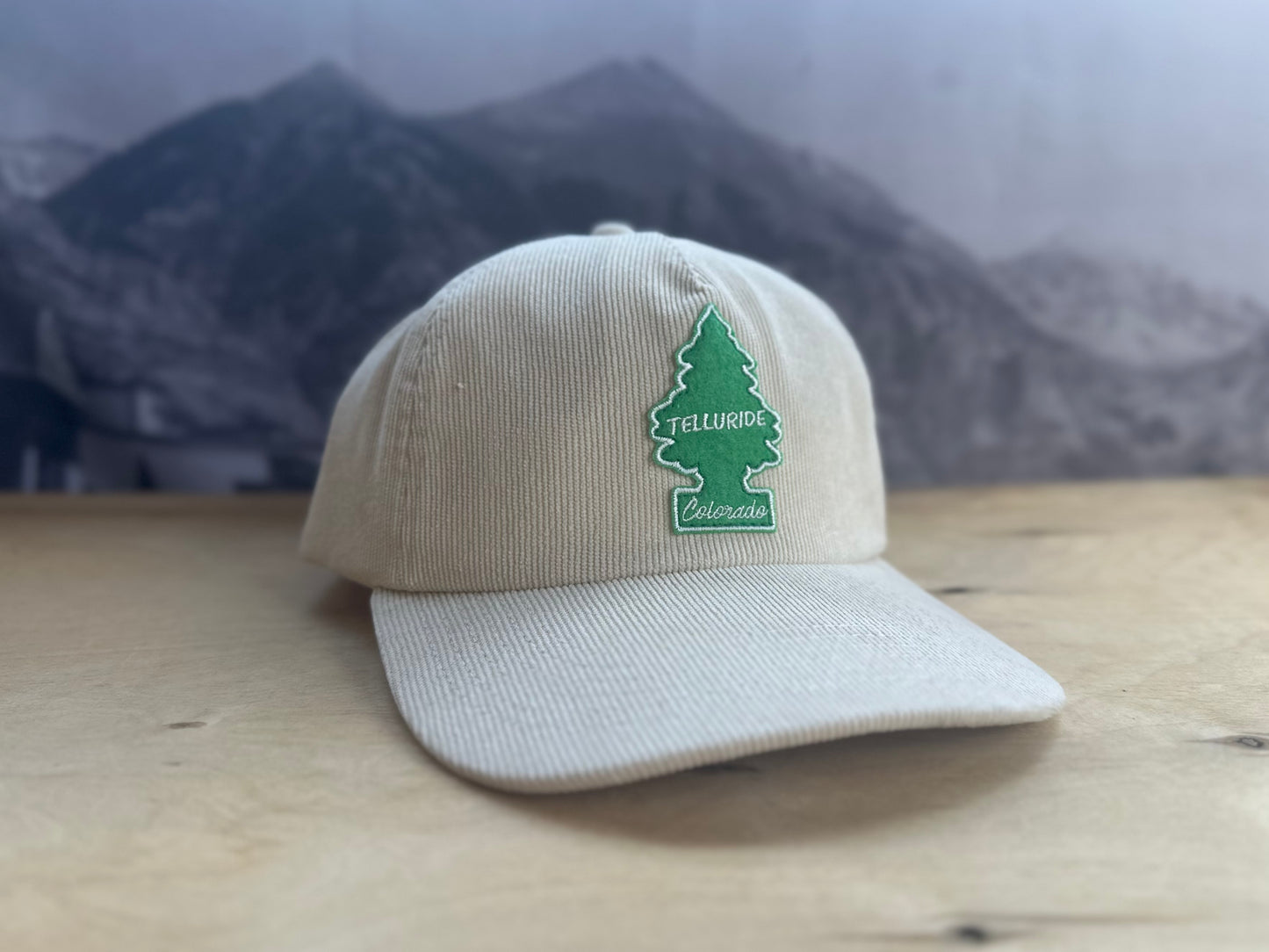 Telluride Tree Corduroy Hat - White