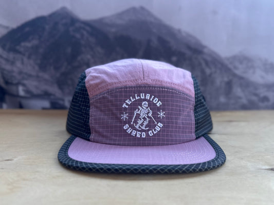 Telluride Shred Club Nylon Hat - Black/Pink
