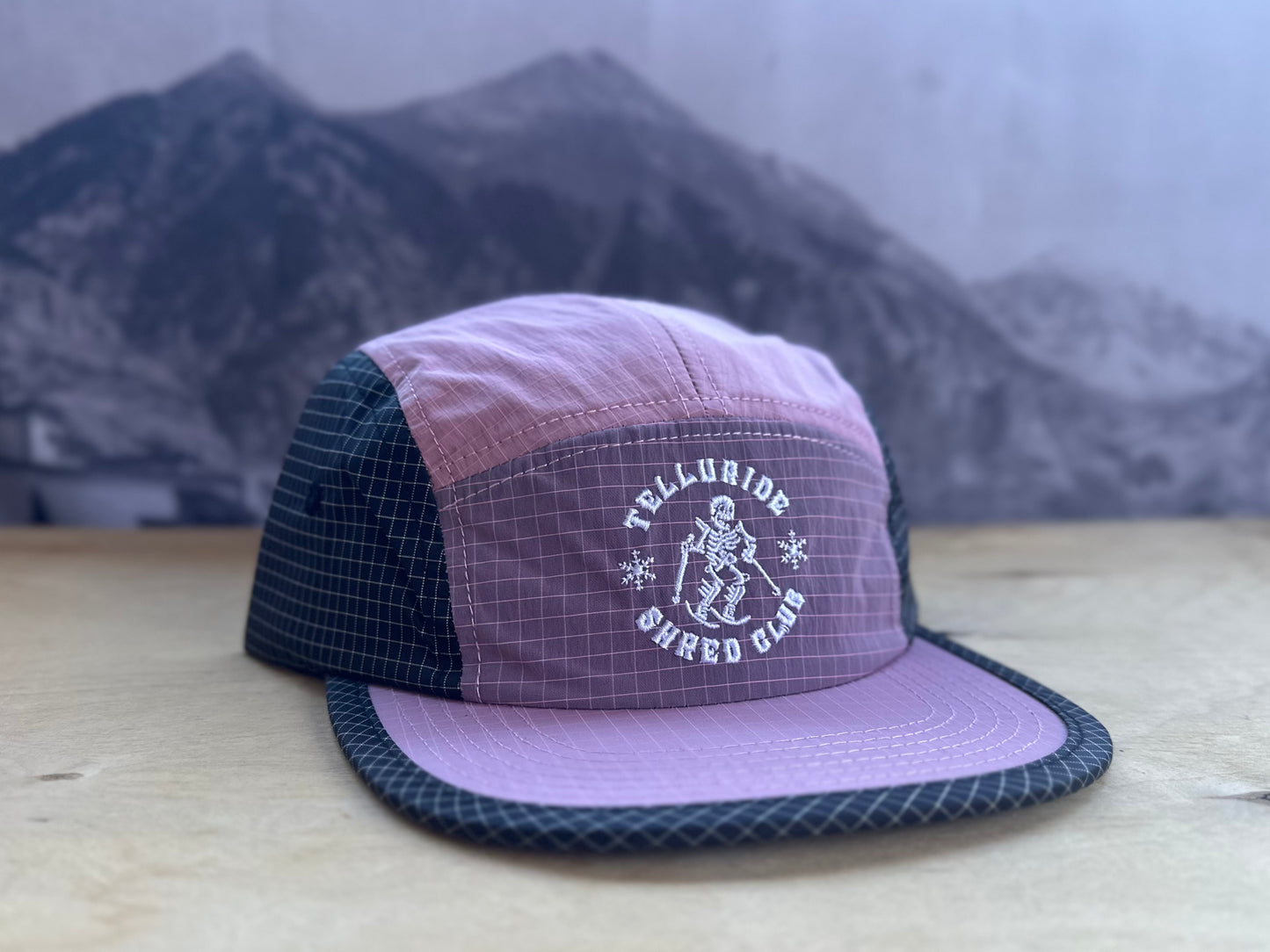 Telluride Shred Club Nylon Hat - Black/Pink
