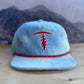 Telluride T Bolt Tie Dye Corduroy Hat - Blue