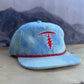 Telluride T Bolt Tie Dye Corduroy Hat - Blue