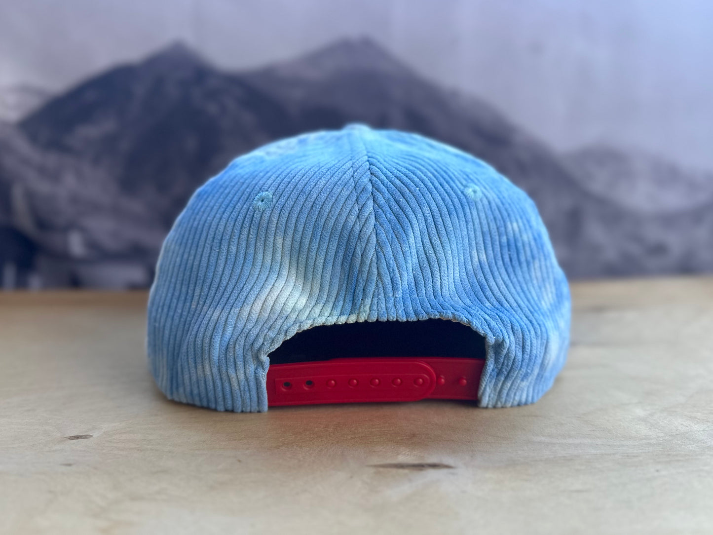 Telluride T Bolt Tie Dye Corduroy Hat - Blue