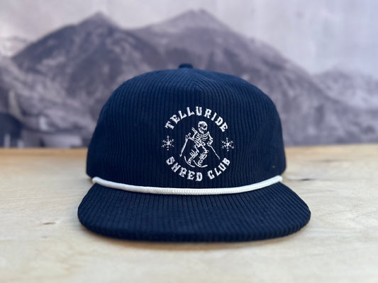 Telluride Shred Club Corduroy Hat - Black
