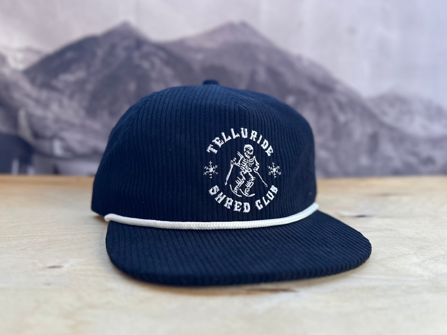 Telluride Shred Club Corduroy Hat - Black