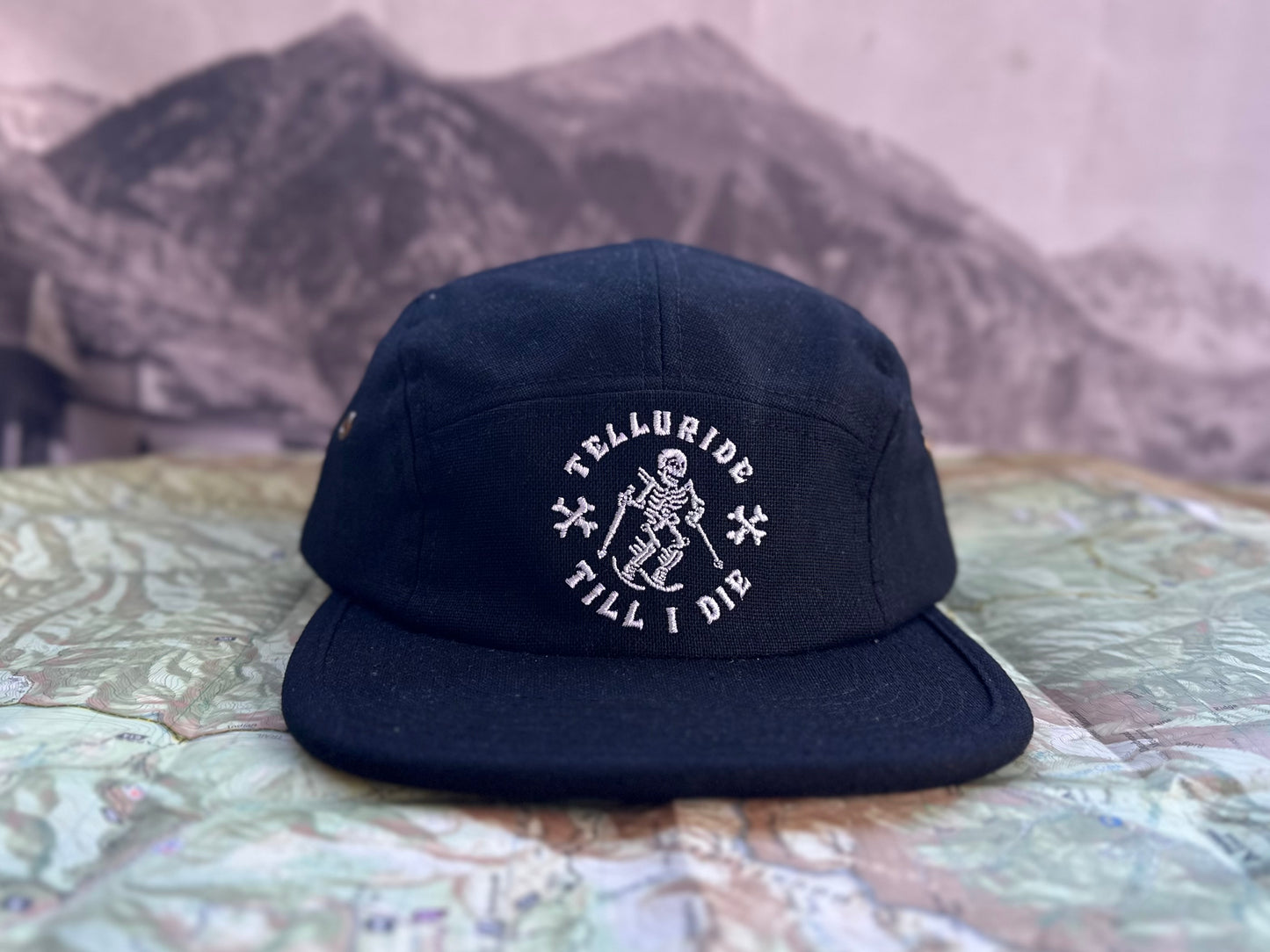 Telluride Till I Die Hat - Black Hemp