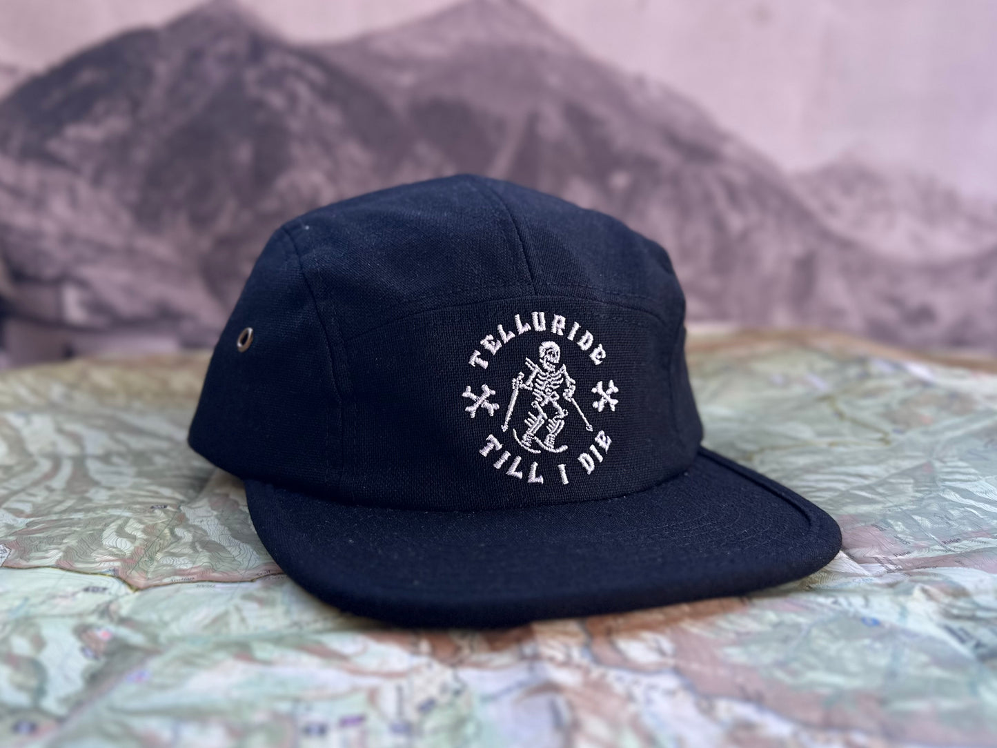 Telluride Till I Die Hat - Black Hemp