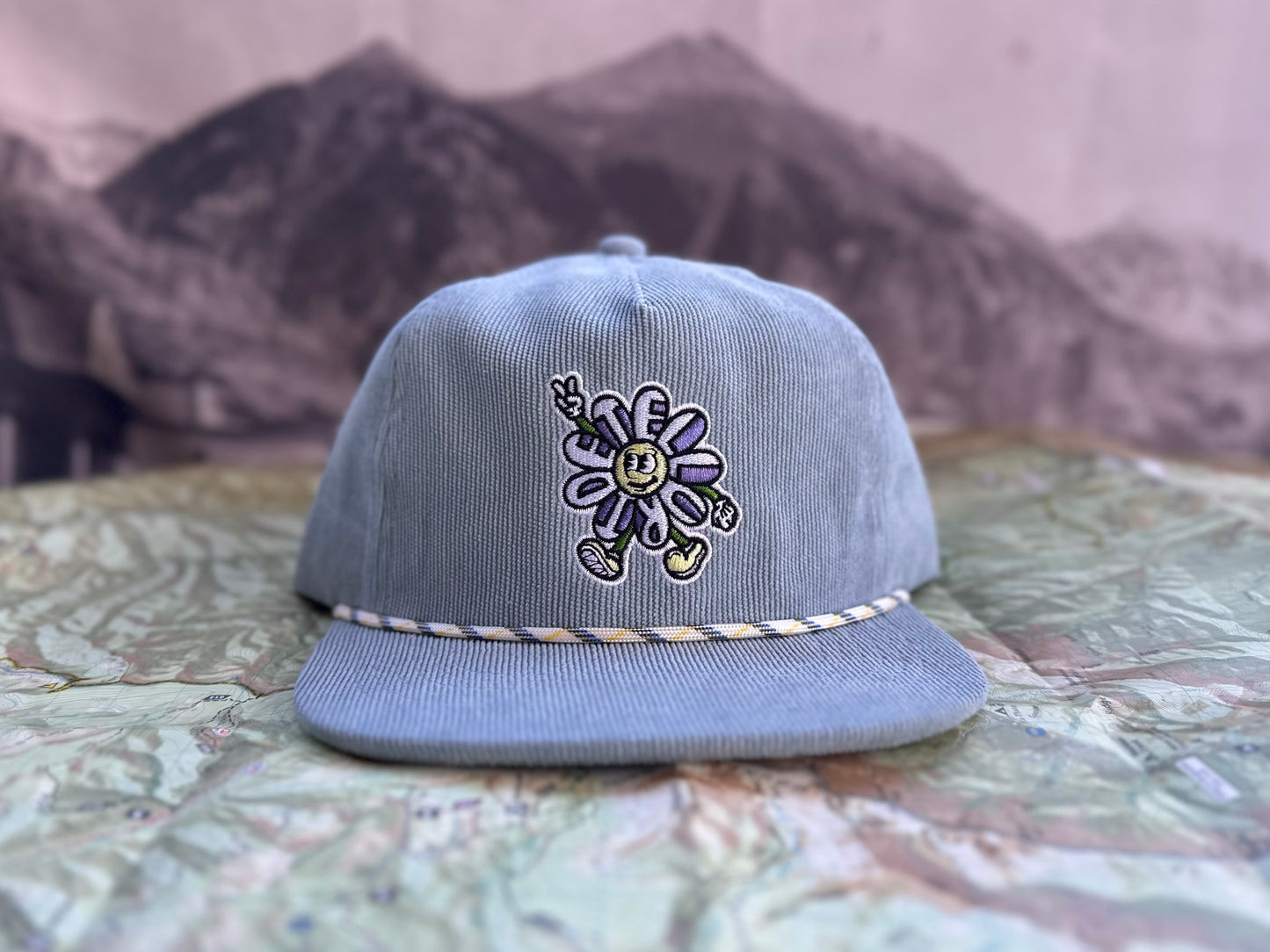 Columbine Dude Corduroy KIDS Hat - Blue