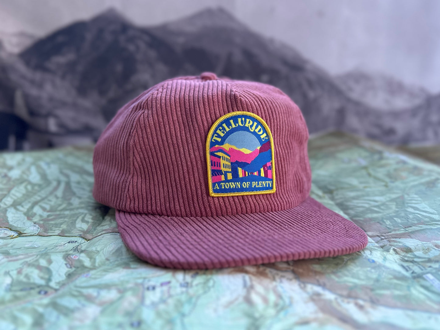 Telluride Alpenglow Corduroy Hat - Mauve Pink