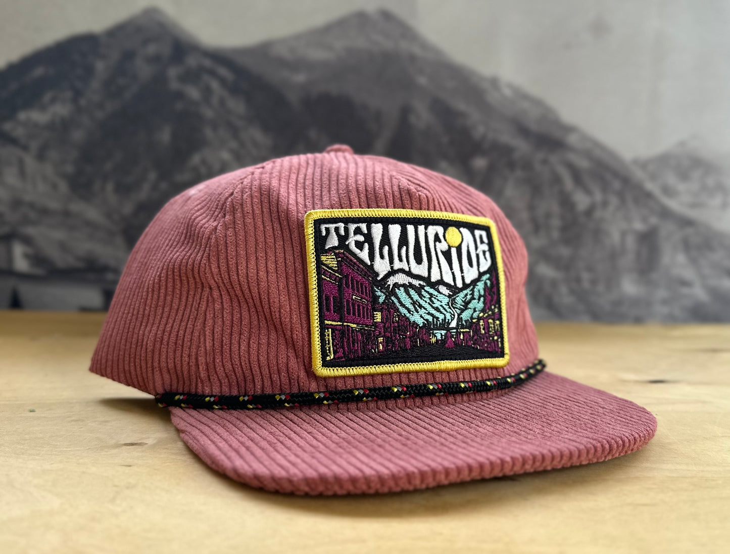 Telluride Dark Sky Corduroy Hat - Mauve Pink