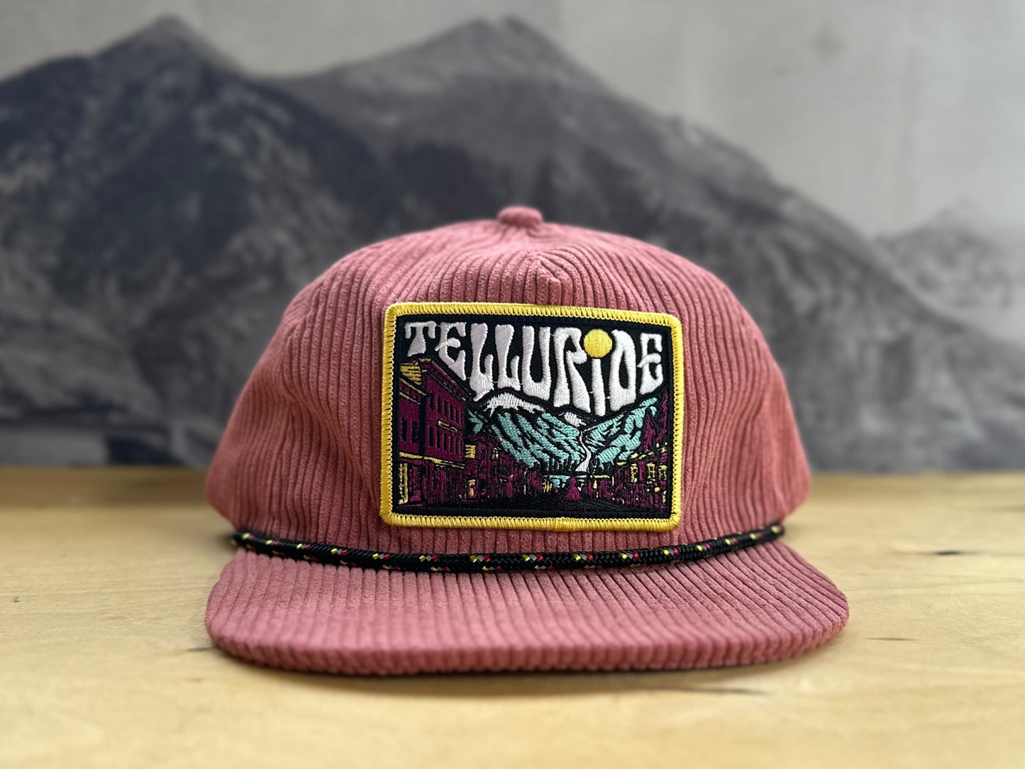 Telluride Dark Sky Corduroy Hat - Mauve Pink