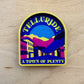 Telluride Alpenglow Wood Fridge Magnet