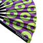 Fishman Donut Large Hand Fan Green + Purple