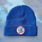 Telluride Gondola Waffle Beanie Hat- Blue