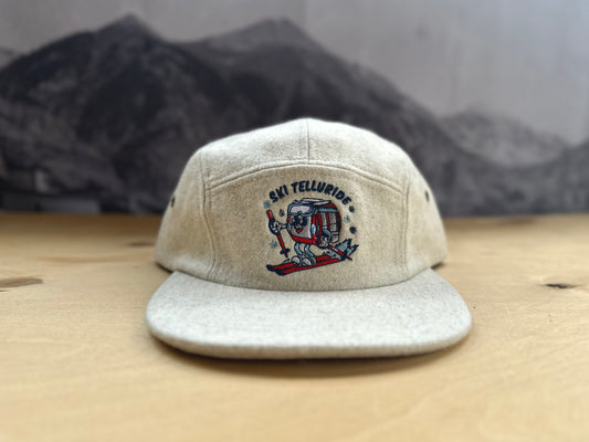 Telluride Gondola Wool Camp Hat - White