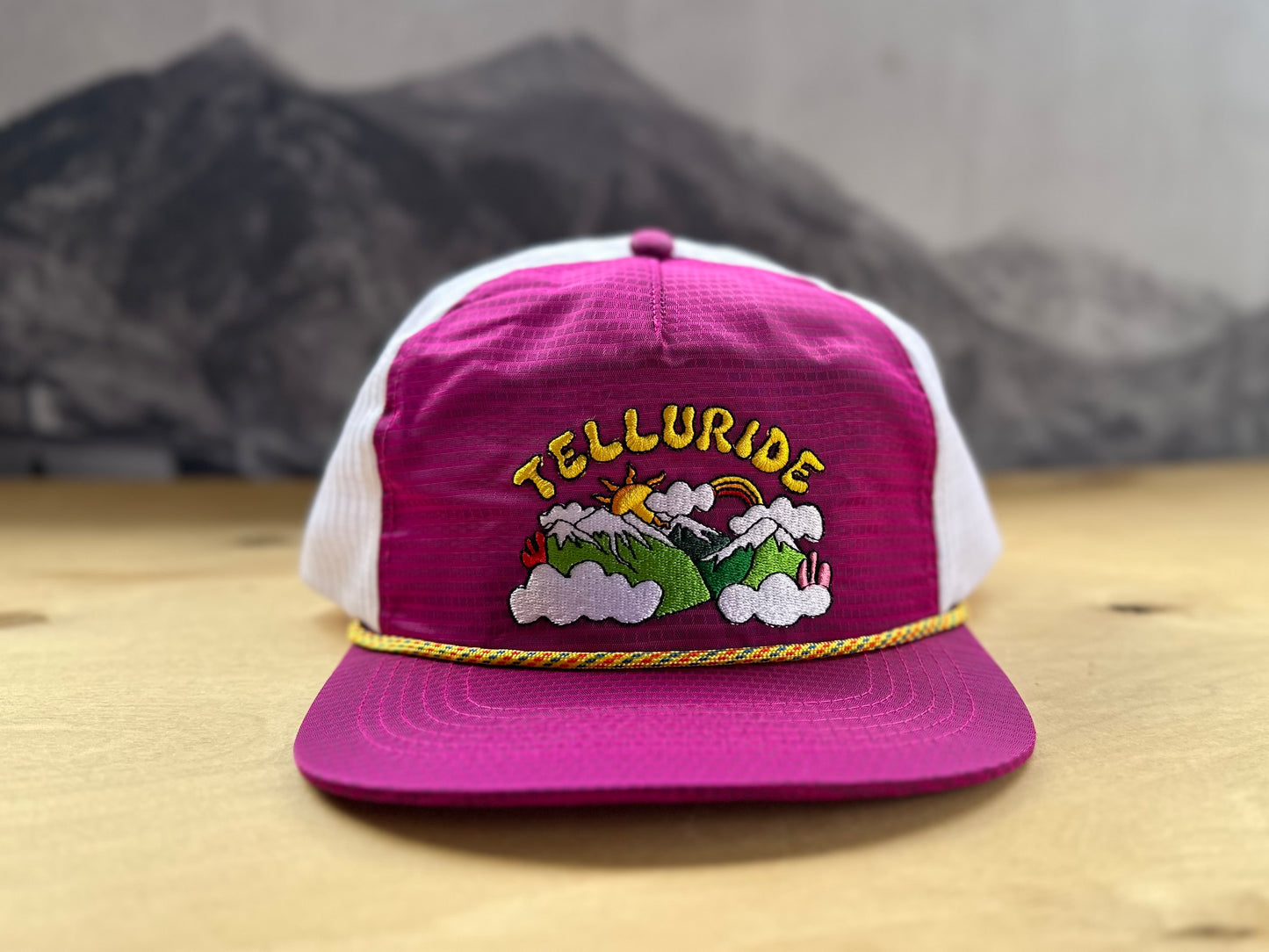 Telluride Rainbow Tech Mesh Hat - Magenta