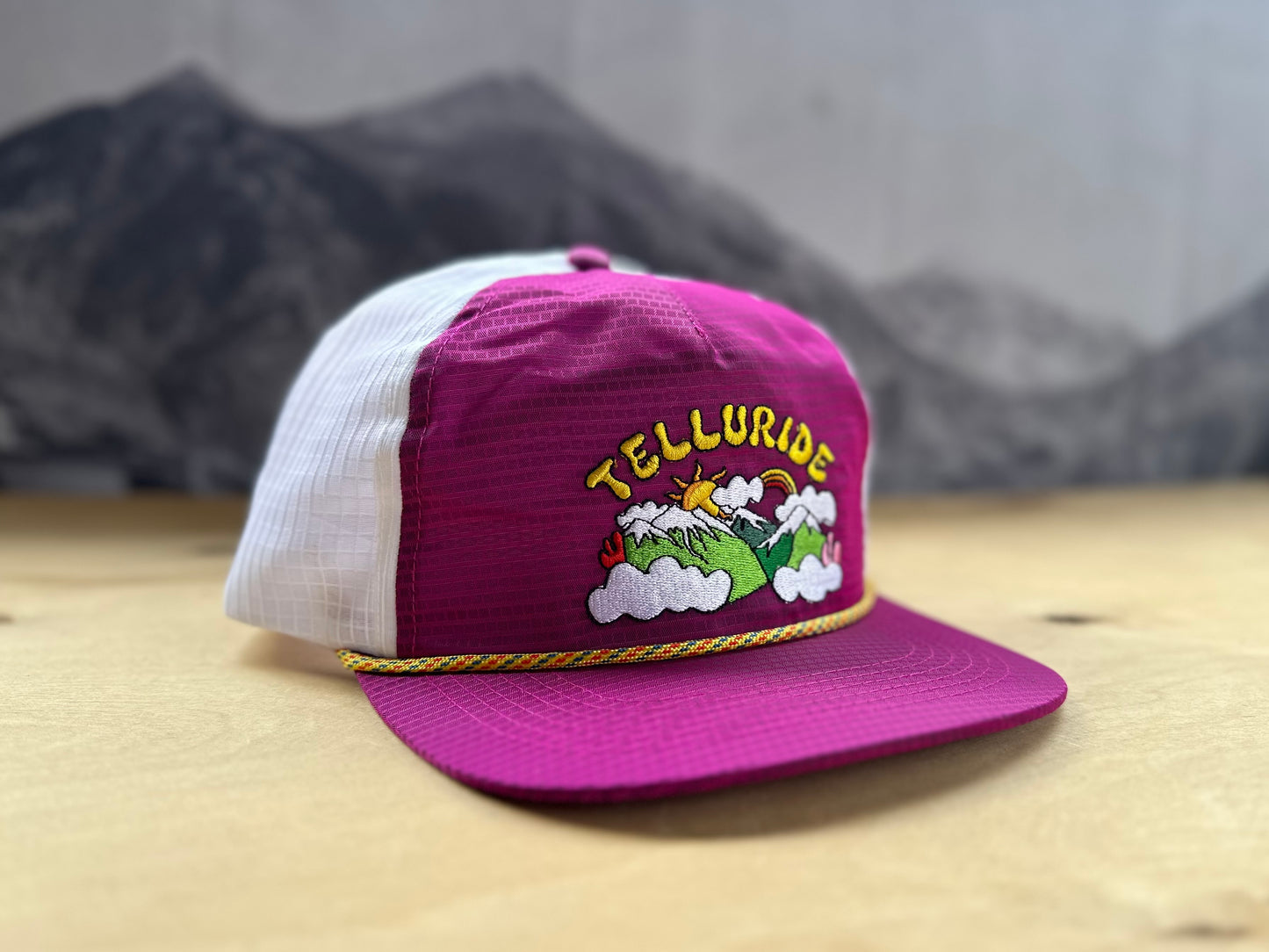 Telluride Rainbow Tech Mesh Hat - Magenta