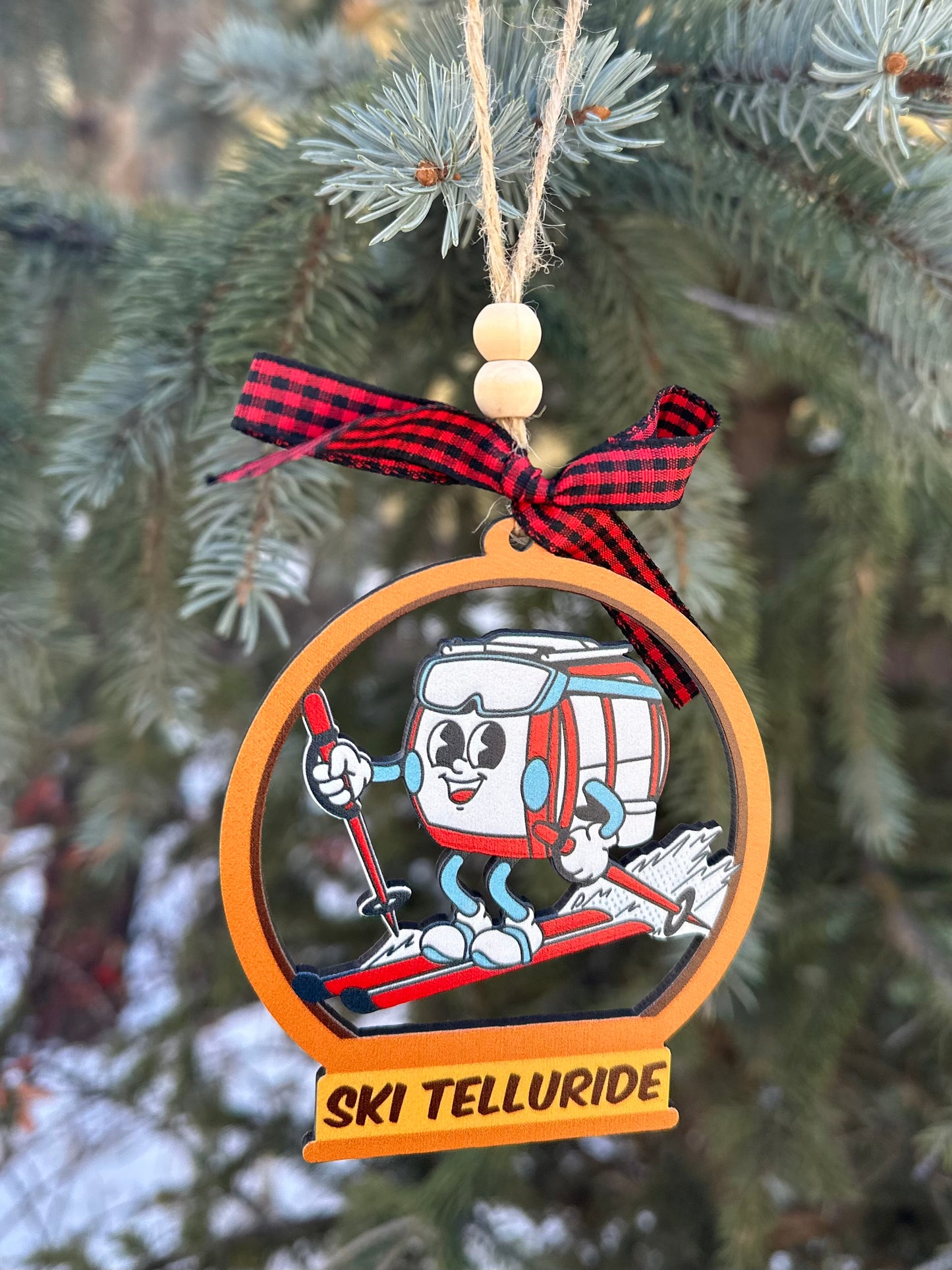 Telluride Gondola Christmas Tree Ornament